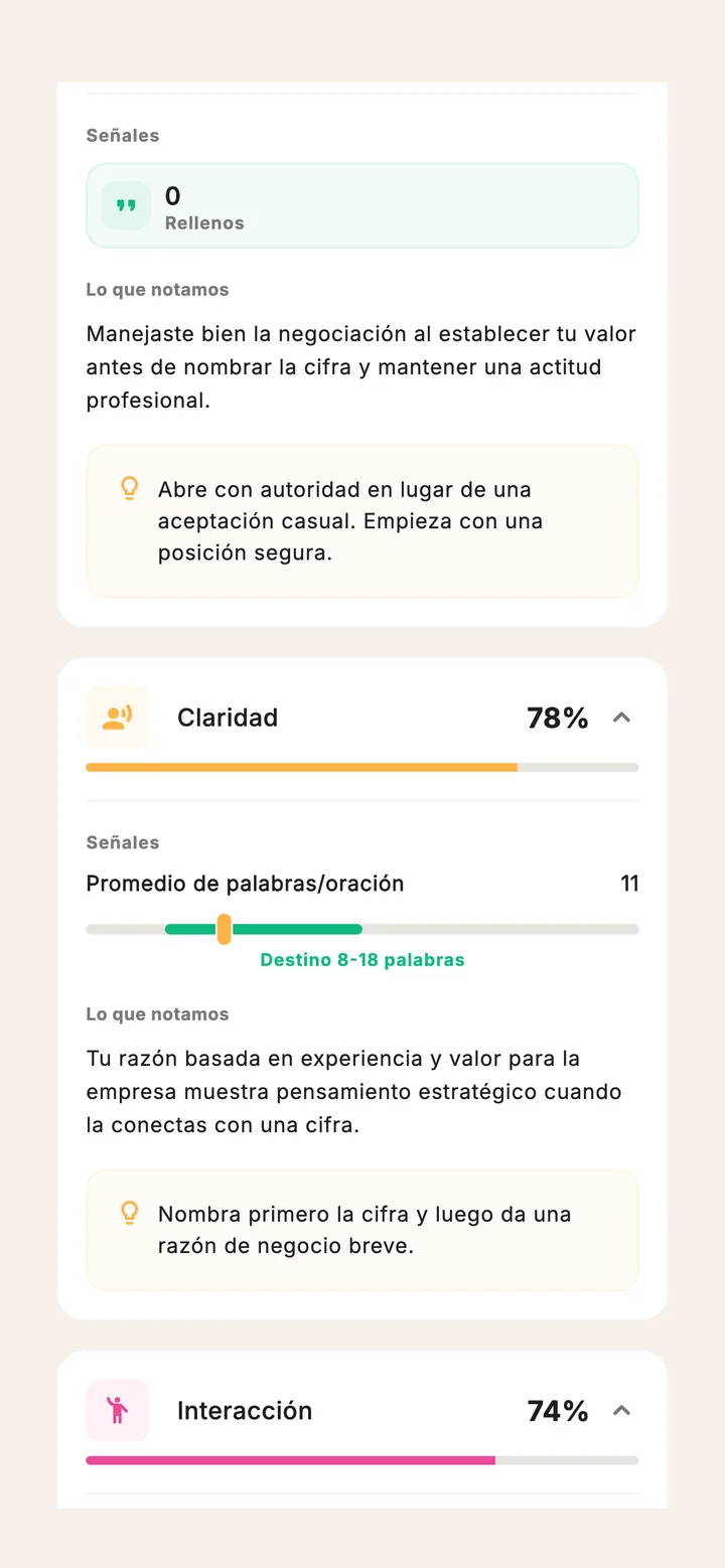 Convierte respuestas torpes en respuestas claras