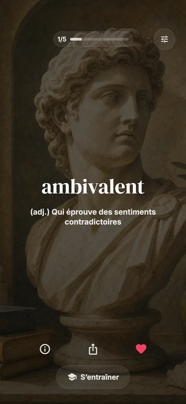 Développez votre vocabulaire un jour à la fois