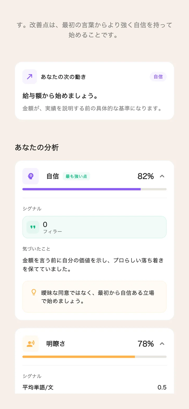 ぼんやりした発言を、切れ味のある一言に