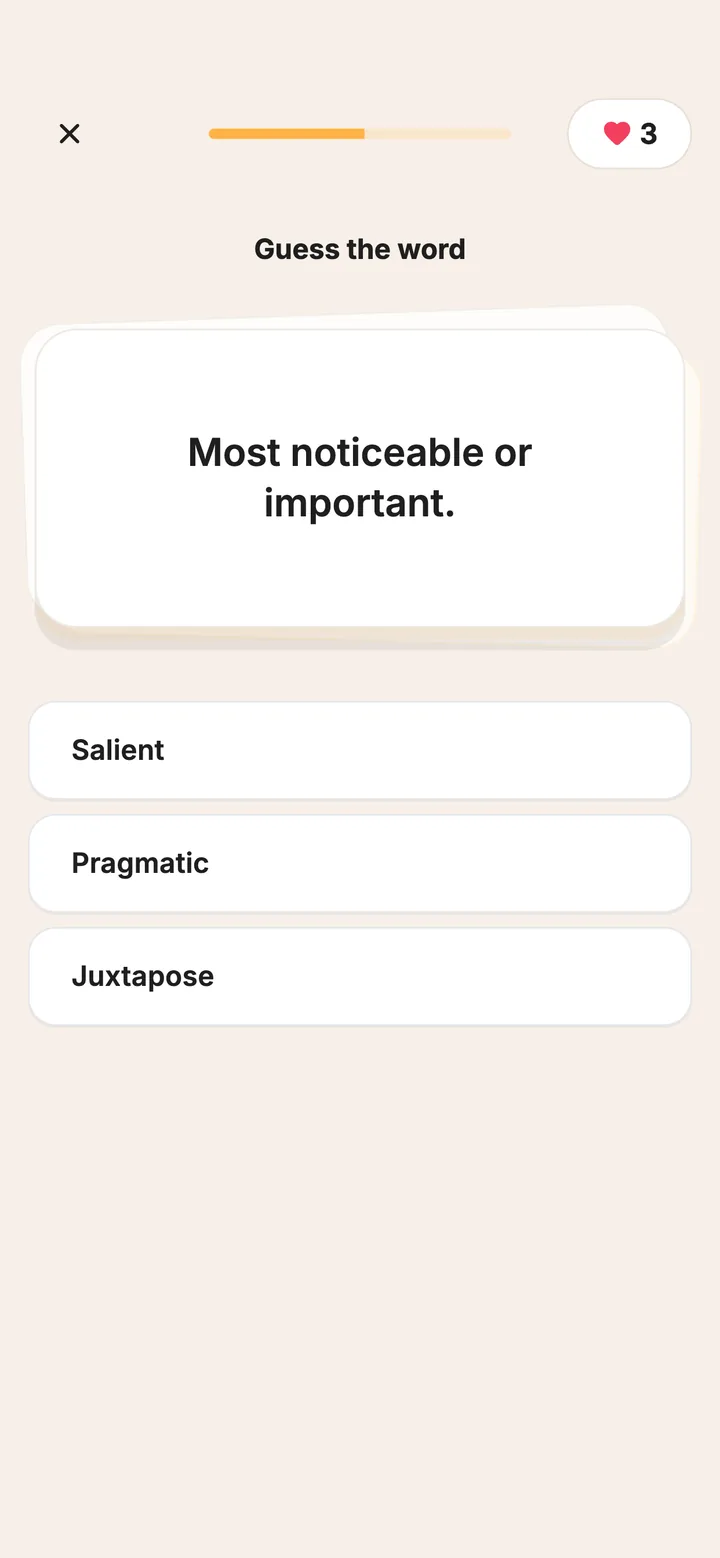 Bugünün kelimeleriyle pratik yapın