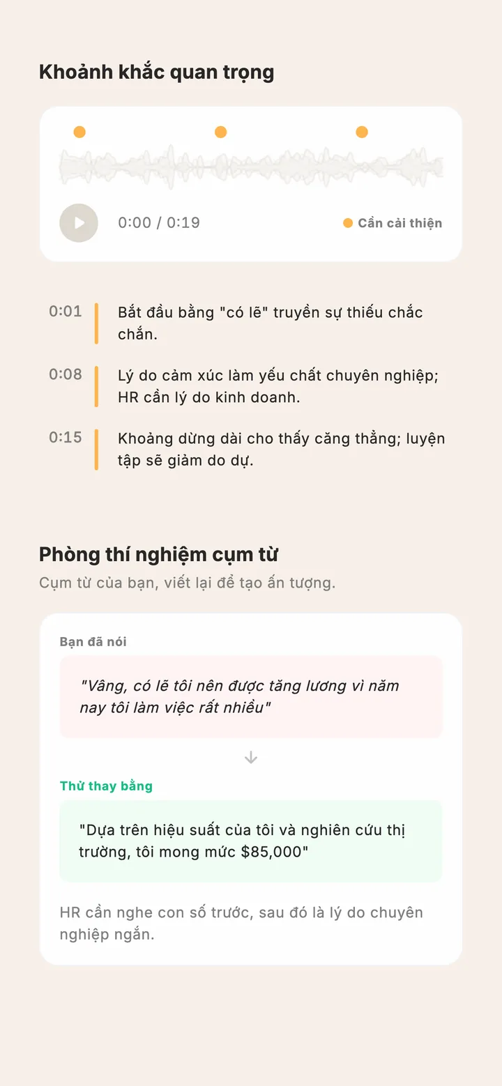 Biến câu trả lời lộn xộn thành câu trả lời sắc bén