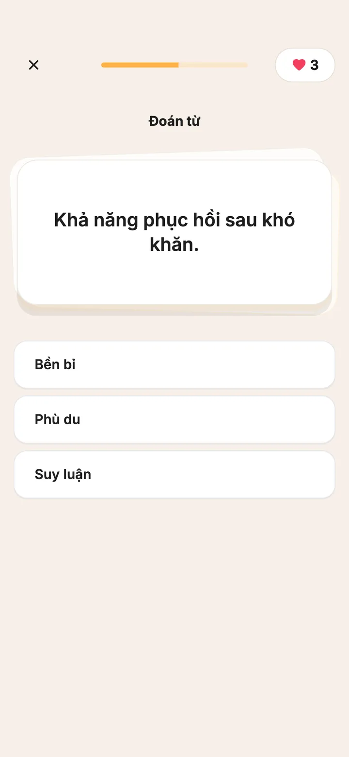Luyện những từ của hôm nay